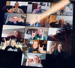 Image post by @NDSUvolleyball on Twitter