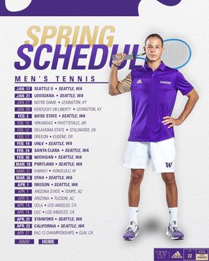 Image post by @uw_mtennis on Instagram