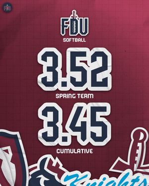 Image post by @FDUKnightsSB on Twitter