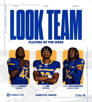 Image post by @sanjosestatefb on Instagram