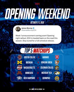 Image post by @everythingcollegehockey on Instagram