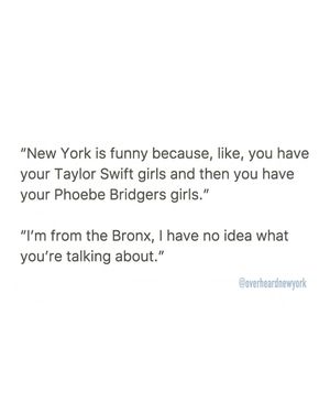 Image post by @overheardnewyork on Instagram
