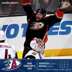 Image post by @anaheimducks on Instagram