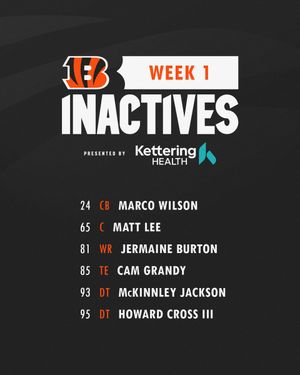Image post by @Bengals on Twitter