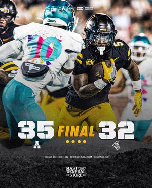 Image post by @appstate_fb on Instagram