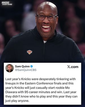 Image post by @knicks_everything on Instagram