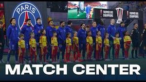 Video post by @PSG - Paris Saint-Germain on YouTube