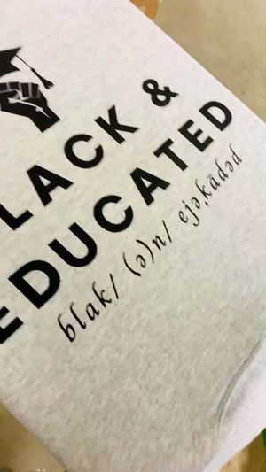 Video post by @BlackandEducatedclo on Facebook