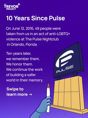 Image post by @trevorproject on Instagram