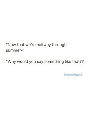 Image post by @overheardnewyork on Instagram