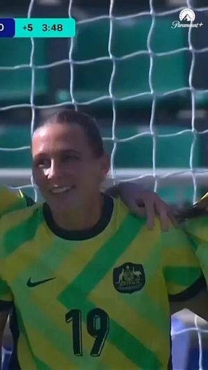 Video post by @TheMatildas on Twitter/X