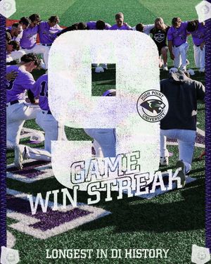 Image post by @hpu_baseball on Instagram