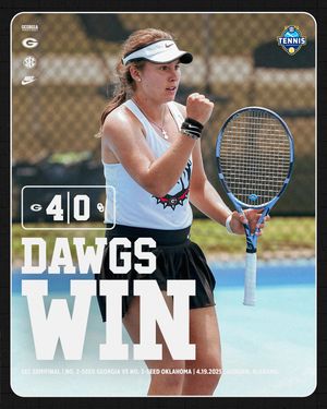 Image post by @ugawomenstennis on Instagram
