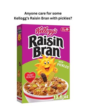 Image post by @KelloggsRaisinBran on Facebook