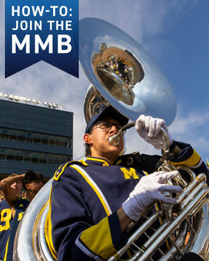 Image post by @umichband on Instagram