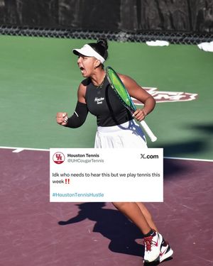 Image post by @uhcougartennis on Instagram