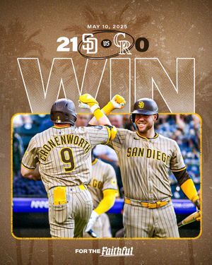 Image post by @Padres on Twitter