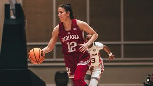 Image post by @IndianaWBB on Twitter
