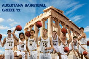 Image post by @Augustana Basketball on Facebook