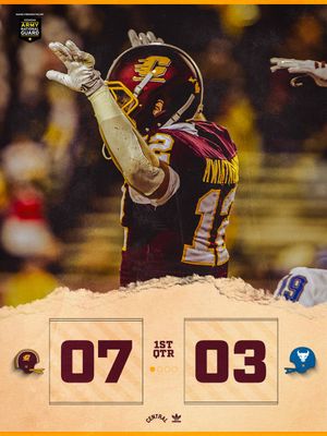 Image post by @CMU_Football on Twitter