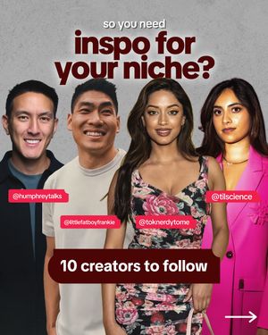 Image post by @tiktokcreators on Instagram