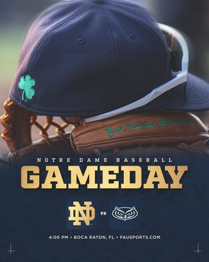 Image post by @notredamebaseball on Instagram