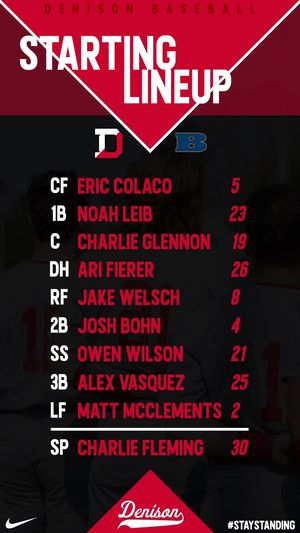Image post by @DU_Baseball on Twitter