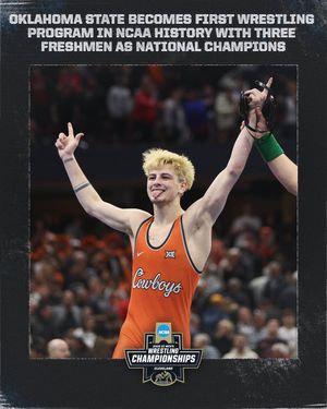 Image post by @NCAAWrestling on Twitter