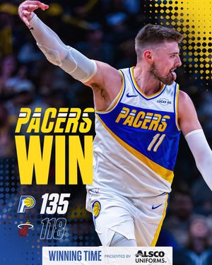 Image post by @pacers on Instagram