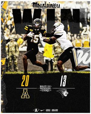 Image post by @appstate_fb on Instagram