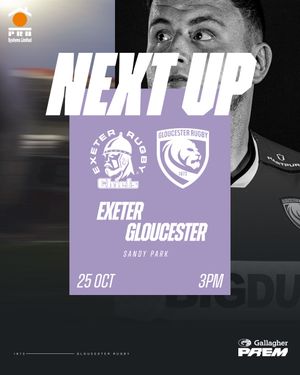 Image post by @officialgloucesterrugby on Instagram