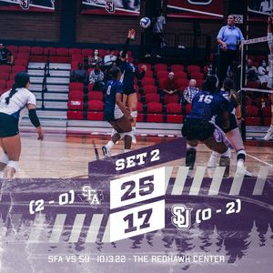 Image post by @sfa_volleyball on Instagram