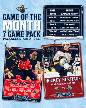 Image post by @atlgladiators on Twitter
