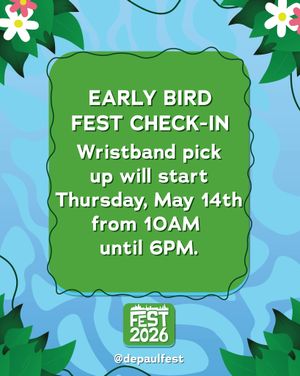 Image post by @depaulfest on Instagram