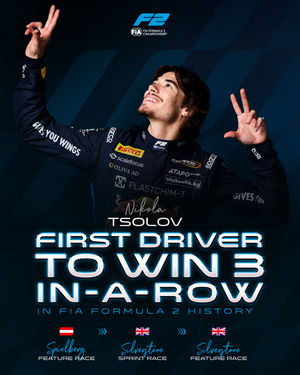 Image post by @formula2 on Instagram