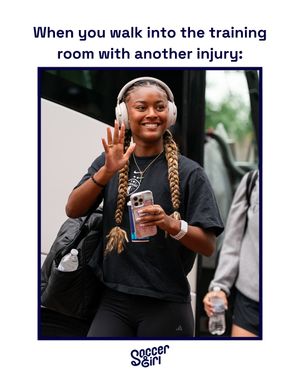 Image post by @soccergrlprobs on Instagram