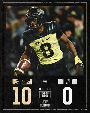 Image post by @BoilerFootball on Twitter