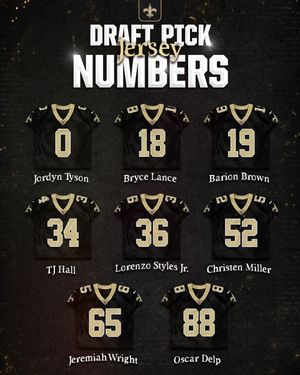 Image post by @Saints on Twitter