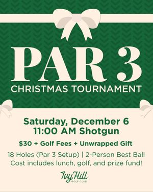 Image post by @IvyHillGolfClub on Facebook