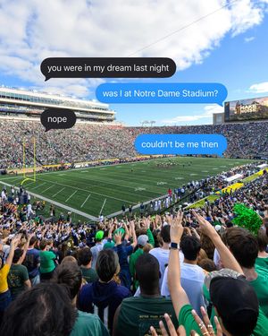 Image post by @thefightingirish on Instagram