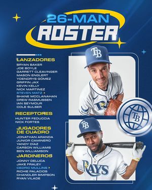 Image post by @raysbeisbol on Instagram