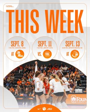Image post by @clemsonvb on Instagram