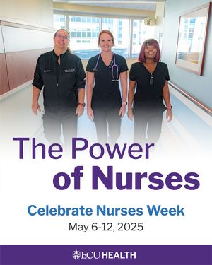 Image post by @ecuhealthnc on Instagram