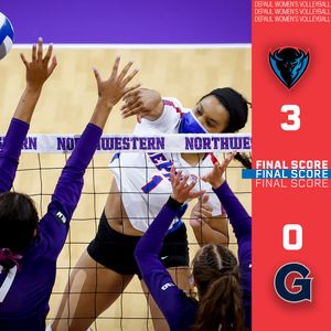 Image post by @DePaulVball on Twitter