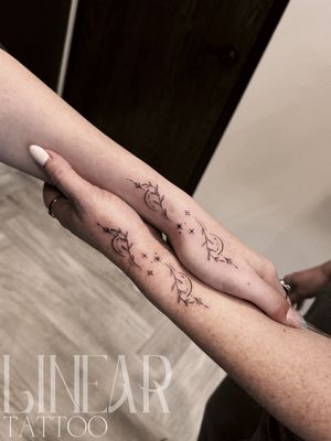 Image post by @christina.lineartattoo on Instagram