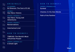 Image post by @DisneyPlus on Twitter