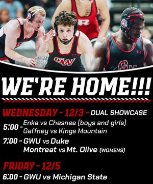 Image post by @gwuwrestling on Instagram