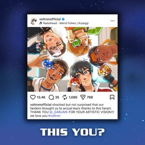 Image post by @voltronofficial on Instagram