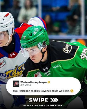 Image post by @westernhockeyleague on Instagram