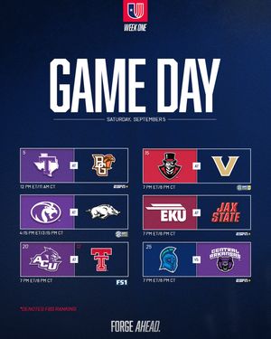 Image post by @uacfootball on Instagram